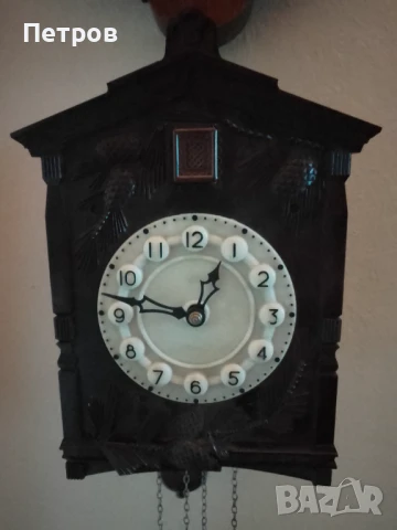 стенен часовник с кукувица, снимка 2 - Стенни часовници - 50546411