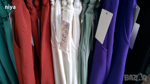 Спортен панталон във бял и лилав цвят, снимка 3 - Панталони - 29158147