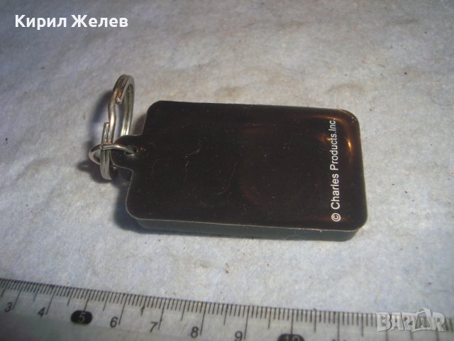 F.B.I. - СУВЕНИРЕН РЯДЪК СИЛИКОНОВ КЛЮЧОДЪРЖАТЕЛ с ВГРАДЕНИ КОМПАС и ТЕРМОМЕТЪР по ФАРЕНХАЙТ 31950, снимка 2 - Колекции - 38163448