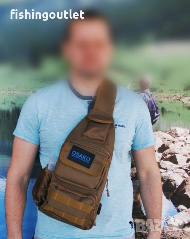 Рибарска спининг чанта Osako OS022 (за носене през рамо), снимка 9 - Такъми - 39787047