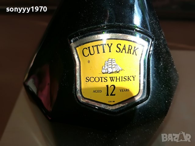 cutty sark 12 years празно шише за колекция 2002231559, снимка 2 - Антикварни и старинни предмети - 39741575