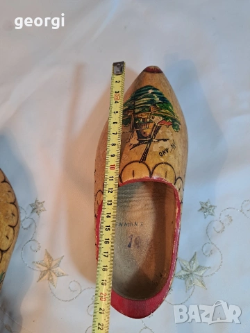 винтидж холандски дървени обувки сабо 32/2, снимка 9 - Антикварни и старинни предмети - 53081878