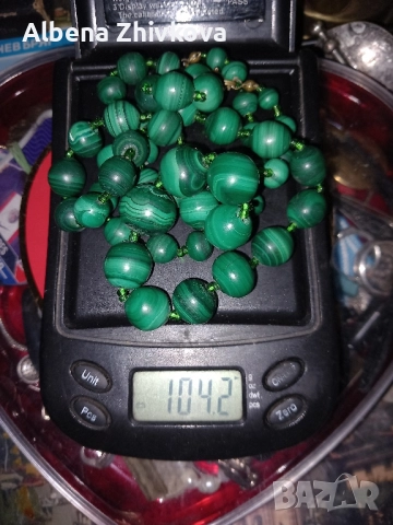 колие от малахит