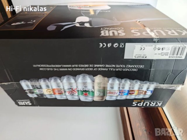 машина за наливна бира KRUPS SUB Compact VB64 , снимка 6 - Оборудване за магазин - 47855564