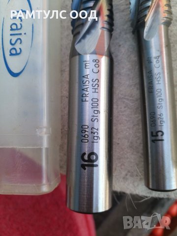 Царевична фреза FRAISA HSS CO-8 ф,15 и ф,16, снимка 3 - Други машини и части - 37103057