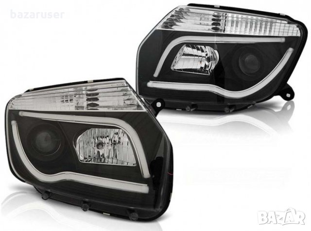 Комплект тунинг фарове с LED светлини за Dacia DUSTER 04.2010 , ляв и десен