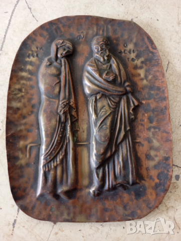 Старо медно пано