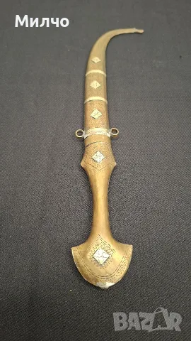 Сирийски Кинжал MAGDALI/MAJDALI JAMBIYA, снимка 2 - Антикварни и старинни предмети - 55824590