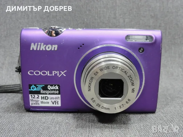 ЦИФРОВ ФОТОАПАРАТ NIKON COOLPIX S5100 12.2MP CCD DIGITAL CAMERA Y2K DIGICAM, снимка 3 - Фотоапарати - 55976426