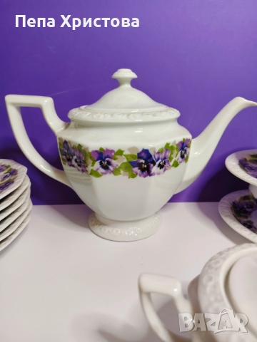 Сервиз за чай от немски порцелан Rosenthal, снимка 4 - Сервизи - 51862894