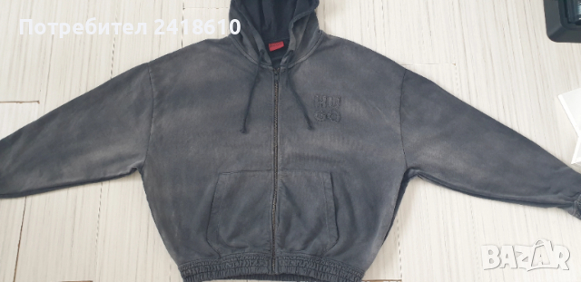 Hugo Boss HUGO Dulongo Washed Full Zip Oversize  Mens Size L НОВО! ОРИГИНАЛ! Мъжки Суичер!, снимка 5 - Суичъри - 53337056