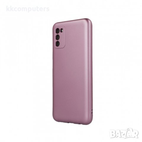 Силиконов кейс Silicone Metallic Cover, За iPhone 11 (6.1), Розов, снимка 2 - Калъфи, кейсове - 37815492