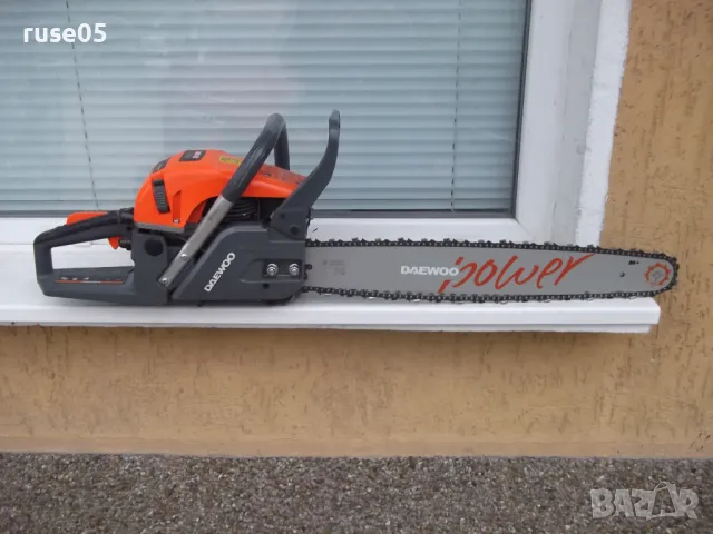 Трион "DAEWOO - DCS6222" верижен бензинов работещ, снимка 6 - Други инструменти - 49863216