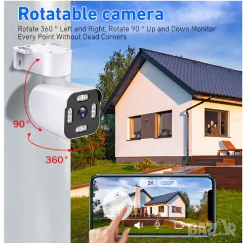 IP камера 3MP BULLET PRO  , нощно виждане, двупосочно аудио, аларма, водоустойчива IP66, снимка 10 - IP камери - 49461483