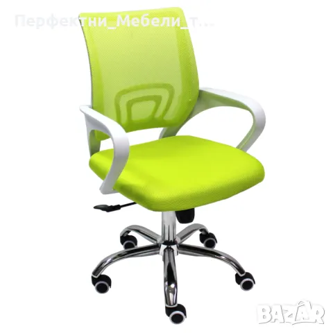 Да ни е цветно!Работни детски офис столове за компютър ПРОМО- тюркоаз,циклама,лайм,син, снимка 4 - Столове за офис - 48211065
