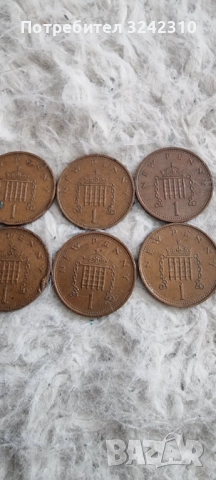 Монета от едно пени на Елизабет II, снимка 7 - Нумизматика и бонистика - 52450303
