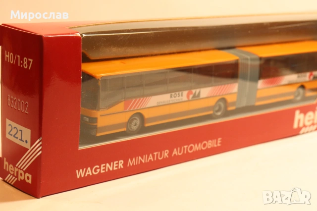 HERPA H0 1/87 SETRA АВТОБУС МОДЕЛ КОЛИЧКА, снимка 5 - Колекции - 53947662