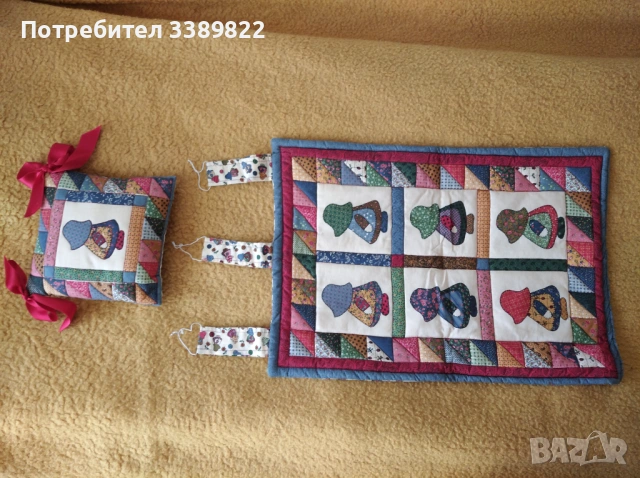 Бебешка постелка и възглавничка 