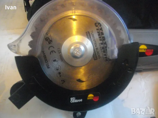 НОВ ЕЛЕКТРИЧЕСКИ ДВОЕН НОЖОВ ТРИОН С ВЪРТЯЩ ЛАЗЕР ПЪЛЕН КОМПЛЕКТ STARTWIN Inverso 125 В ПЛАТОВ САК, снимка 8 - Измервателни инструменти - 49069033