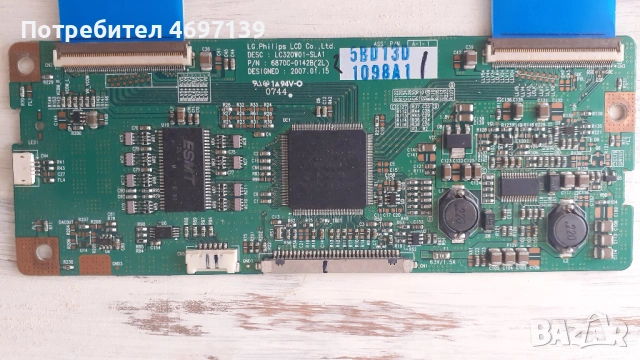 T-CON BOARD /ТИКОНИ/ ПЛАТКИ ПАНГЮРИЩЕ-1.13 /HV430FHB-GOA- 47-6021331/32T42-COK CTRL BD/.HV320FHB-N00, снимка 13 - Части и Платки - 53103600