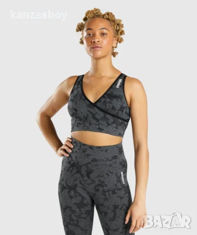 Gymshark Adapt Camo Seamless Sports Bra - дамско бюстие р-р S