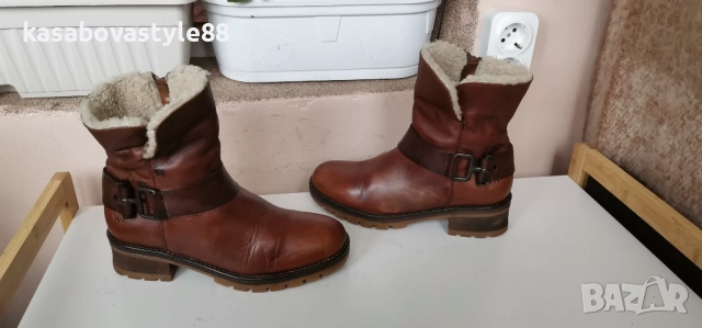 Ботуши Via естествена кожа , снимка 12 - Дамски боти - 52877493