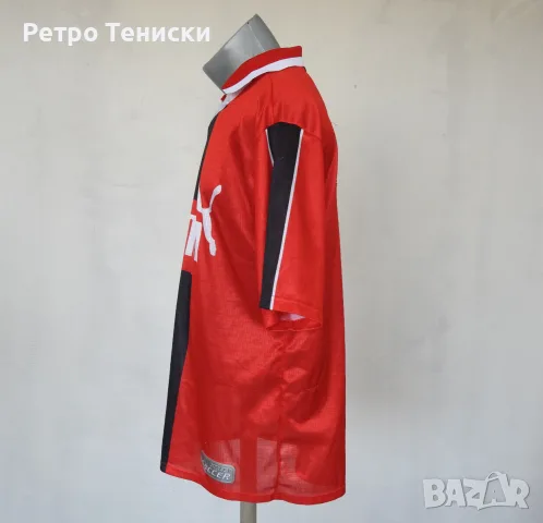 Тениска PUMA — Мъже размер L Червено, снимка 2 - Тениски - 56312788