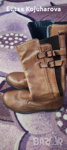 Детски кожени ботуши 