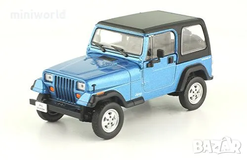 Jeep Wrangler 1995 - мащаб 1:43 на IXO/Altaya моделът е нов в PVC дисплей-кейс