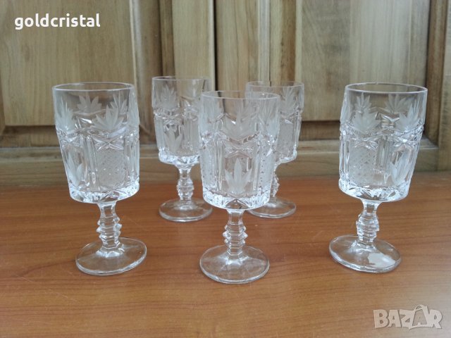 Кристални чаши , снимка 5 - Антикварни и старинни предмети - 37544713