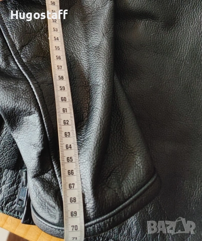 Ново Кожено яке Motomall черно телешки бокс мотор моторджийско Хл/2Хл, снимка 11 - Якета - 53334000