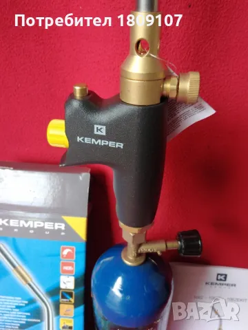 Газова горелка с пиезо запалване. , снимка 3 - Други инструменти - 48266619