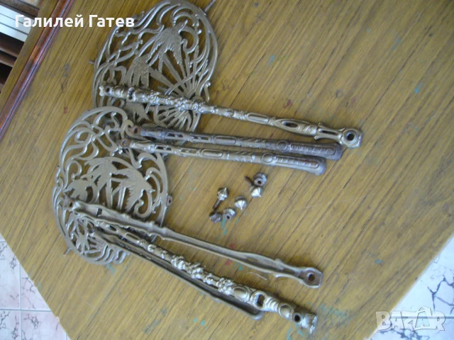 Старинен Метален Цветарник - Чугунен, снимка 7 - Антикварни и старинни предмети - 50509315