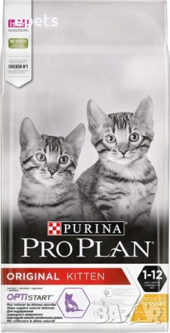 Храна за малки котенца с пиле - Pro Plan Junior 400гр., снимка 1 - За котки - 44507370