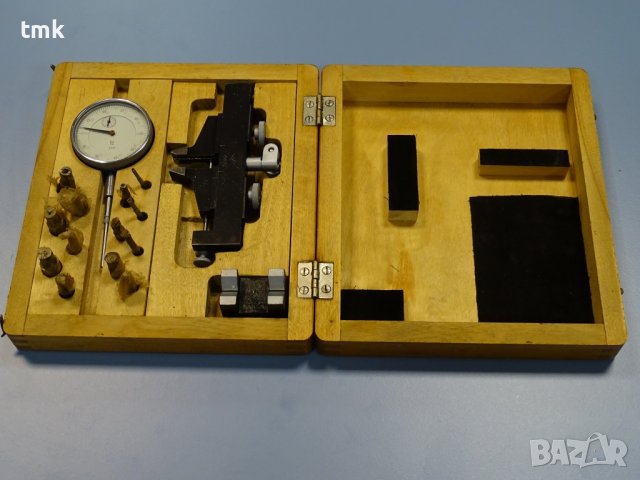 Модуломер KL-10, M 2.5-10, нормаломер с индикаторен часовник, снимка 7 - Резервни части за машини - 38732047