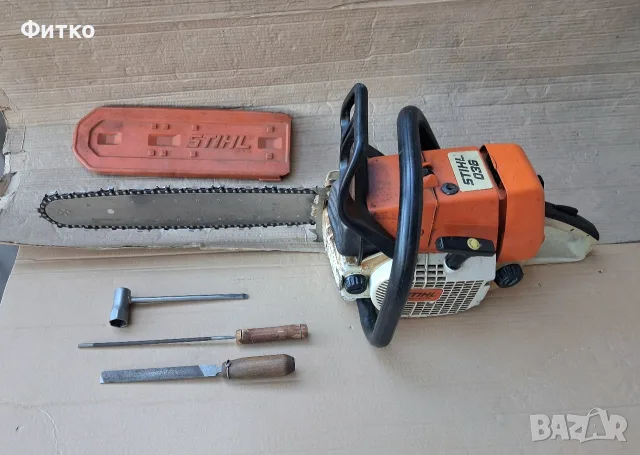 Моторна резачка STIHL 036 / Щил 036, снимка 16 - Моторни триони/резачки - 56443528