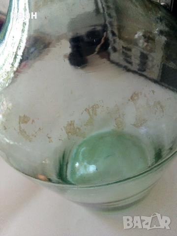 Две стари стъклени шишета / дамаджани 5 литра, снимка 11 - Други ценни предмети - 53105773