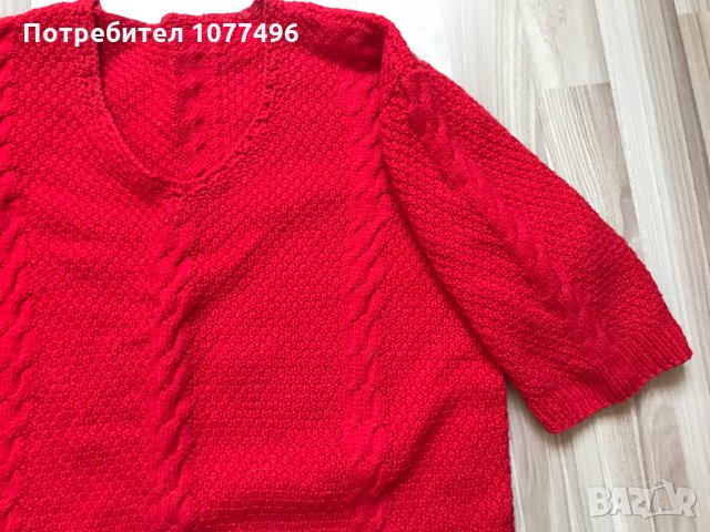 Нови Дамски Плетени Блузи плюшено поло Вълнена Жилетка, снимка 3 - Блузи с дълъг ръкав и пуловери - 31545240