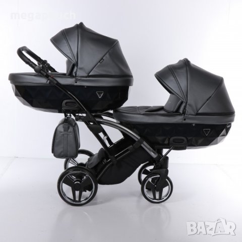 Бебешка количка Junama Fluo line Duo Slim 2в1, 3в1 НОВА, снимка 2 - Детски колички - 42082184