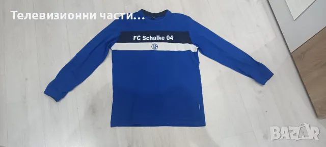 Оригинално горнище блуза на Шалке 04 Schalke 04 размер XL ХЛ 56 оригинален продукт отлично състояние, снимка 3 - Спортни дрехи, екипи - 49605362