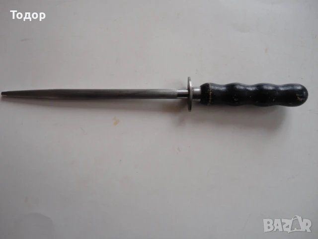 Стар масат точило дървена дръжка , снимка 2 - Ножове - 50582730