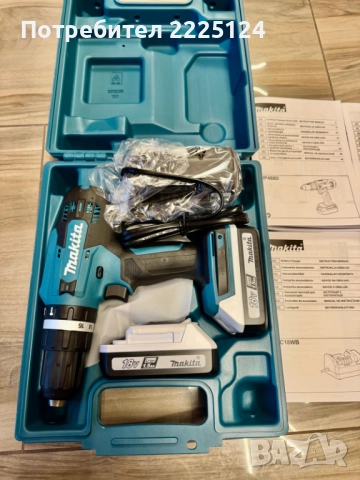 Продавам акумулаторен ударен винтоверт Makita