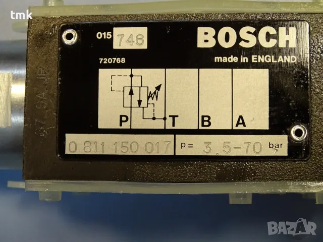 Хидравличен редуцил вентил Bosch 0811150 pressure reducing valve 70 bar, снимка 6 - Резервни части за машини - 47463932