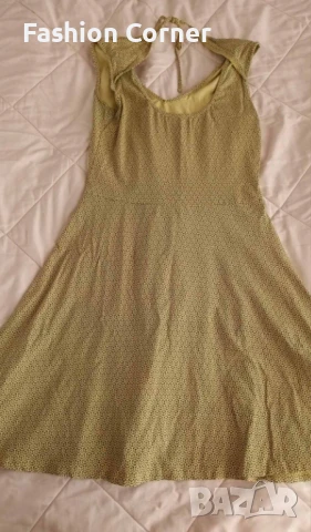 Жълта дамска рокля М размер, Спиди/лично предаване, снимка 2 - Рокли - 51084469