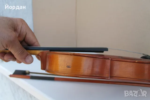 Цигулка с етикет ''Антонио Страдивариус'', снимка 9 - Струнни инструменти - 49961404