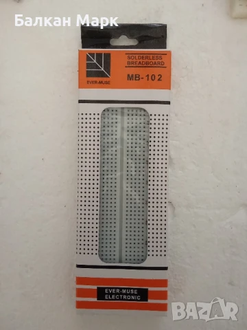 🔧 Експериментална платка (Solderless Breadboard MB-102)  🔧