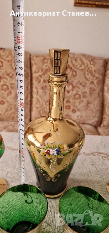 Комплект Bohemia Гарафа + 6 чаши, снимка 6 - Чаши - 51882752