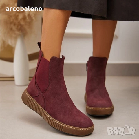 Дамски боти тип „Челси“, 4цвята , снимка 11 - Дамски боти - 51973391