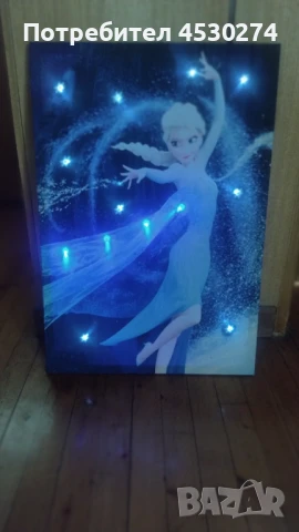 Светеща картина Елза