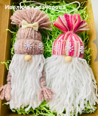 Коледни гномчета , снимка 6 - Декорация за дома - 52488520